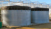 Galvanised Steel Cover to suit Steel Water Storage Tank